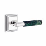 Select Round Passage (Hall & Closet) Door Lever with Square Rosette