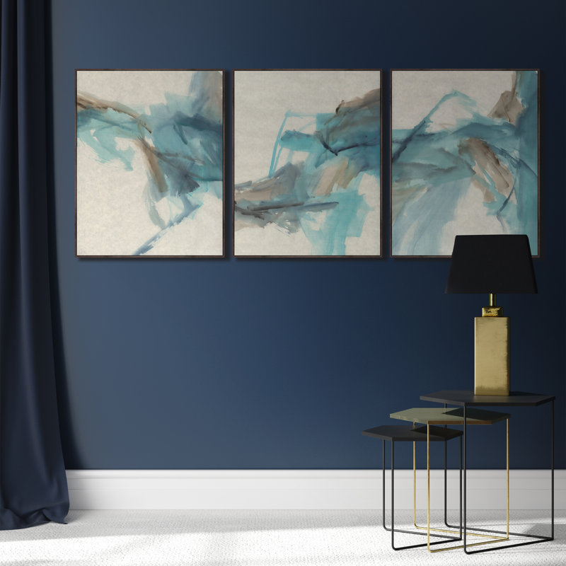 Windblown Cloth III Print by Giselle Kelly, 51.5" H x 41.5" W x 1.5" D, Glass Coat