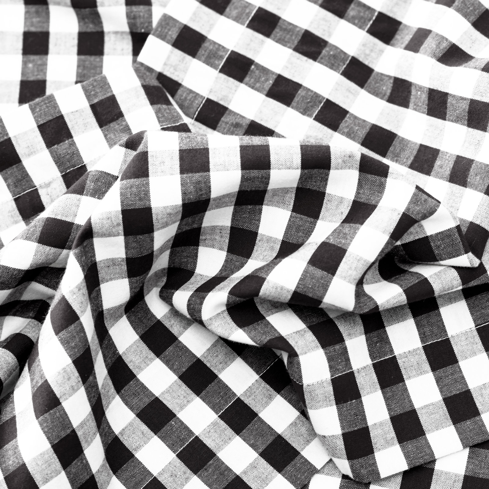 Alula Cotton Swag 70" Window Valance, Black, 70" W x 13" L