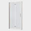 Porte de douche pivotante universelle à réglage de 1 3/8 po avec verre trempé de 1/4 po-120178766