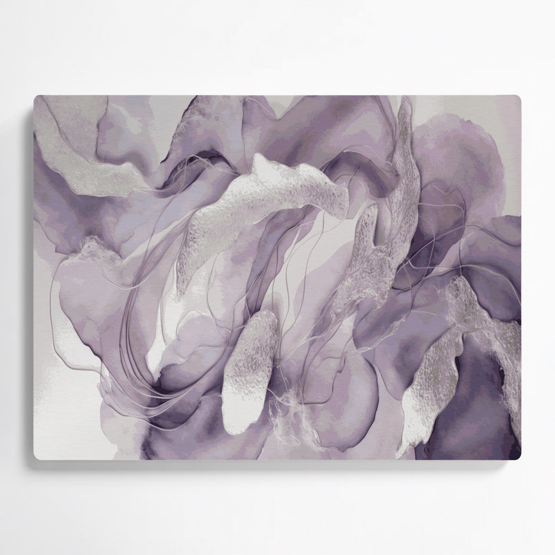 Aquarelle abstraite, art mural en métal beige 12, H 11 po x l 14 po