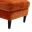 Confortable avec revêtement en chenille et rangement pour le salon-864961230