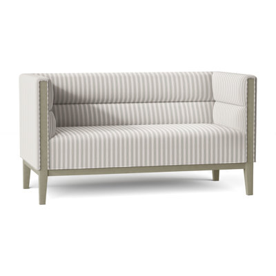 Dyson 58" Tuxedo Arm Loveseat
