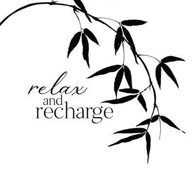 Relax And Recharge - Wrapped Canvas Art Prints