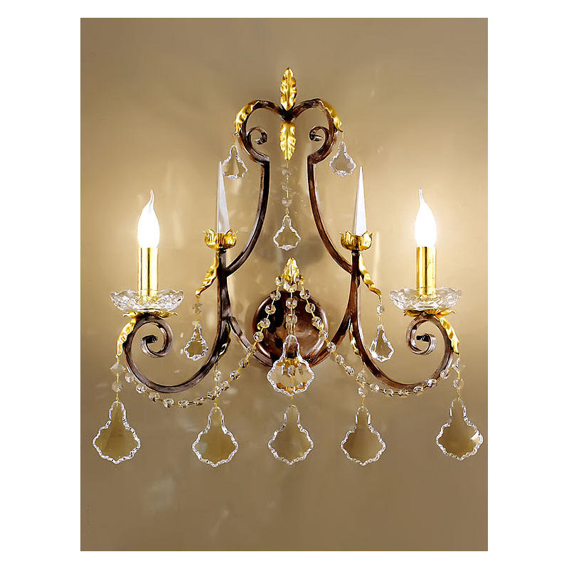 2-Light Candle Wall Light