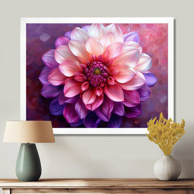 «Dahlia», art floral mauve