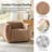 Aegean Modern Chenille Power Recliner with Dual Motor and Covered Arms-1827785970