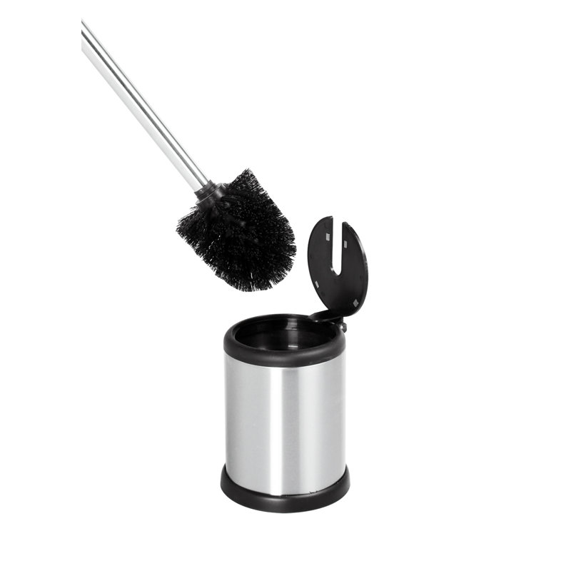 Brousseau Free-Standing Toilet Brush and Holder, Satin