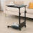 Adjustable Height C Table Sofa Side Bedside Table With Wheels, Hospital Bed Table Rolling Tray With Storage, Mobile Computer Desk Laptop Table For Home Use