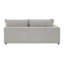 Upholstered Modular Left Facing Loveseat With 2 Pillows In Beige