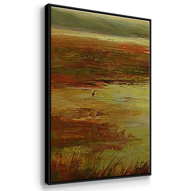 Coastal Views V - Toile encadrée multi-pièces, H 36 po x l 75 po, Cadre noir