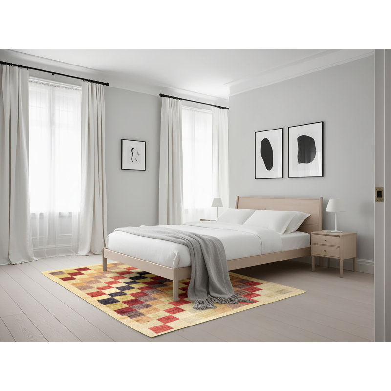 Abstract Indoor Rug, Rectangle 5' x 7'