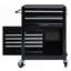 Coffre à outils roulant à grande capacité avec roulettes et tiroirs, armoire de rangement pour outils à 6 tiroirs, armoire d'entrée