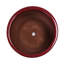 Pot à fleurs en céramique rouge Bean Paste