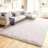 Shag Rug Soft Fluffy Cream White Indoor Area Rug for Living Room Bedroom Nursery Kids Room-835077179-805677179