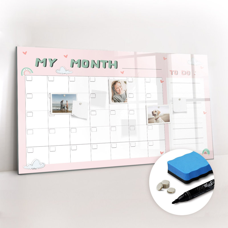 Magnetic Glass Dry Erase Board