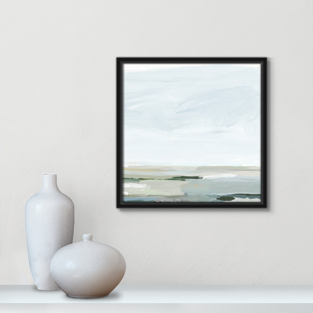 Catrena Pure Stillness - Floater Frame Painting Print on Canvas Wade Logan® Frame 
