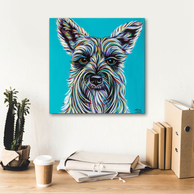 «Colorful Schnauzer» par Carolee Vitaletti