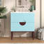 Ensemble de meuble-lavabo de salle de bain avec lavabo en céramique, armoire de rangement moderne avec 2 tiroirs