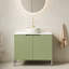 Meuble-lavabo de salle de bain 30 po avec lavabo, meuble-lavabo autoportant avec 2 portes Turio-505365550