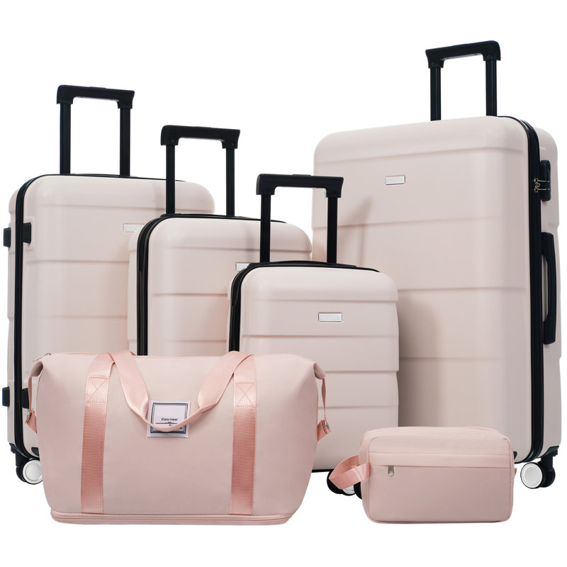 Hardshell Luggage Sets 6 Piece With 2 Bags