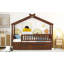 Lit en bois avec couchette-545354615