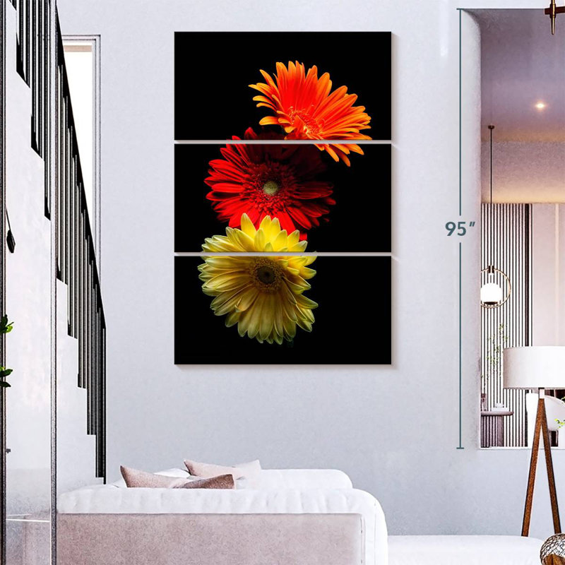Trois marguerites lumineuses Harnek