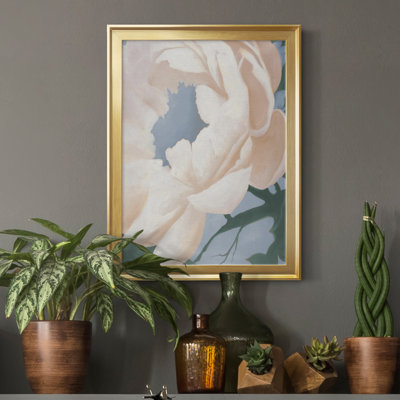 FLORAL STUDY I, toile encadrée de qualité supérieure - prête à être accrochée