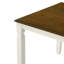 Ensemble de table de salle à manger extensible 7 pièces avec 6 chaises rembourrées, structure en bois d'hévéa massif, plateau de table en grain de bois de chêne, chaises à dossier à lattes, ensemble de table de cuisine de style campagne moderne-1216610822-1216610816