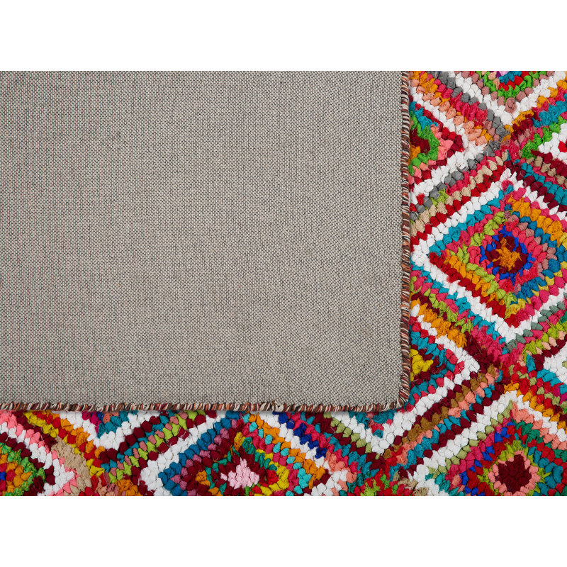 Cotton Hand Woven Area Rug, Rectangle 140 x 200cm