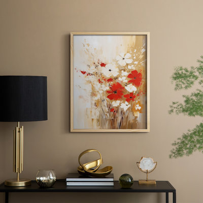 FLORAL Series CCXCVIII Framed Print - Solid Wood