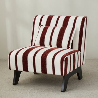 Langner 29.3" W Upholstered Accent Chair with Pillow