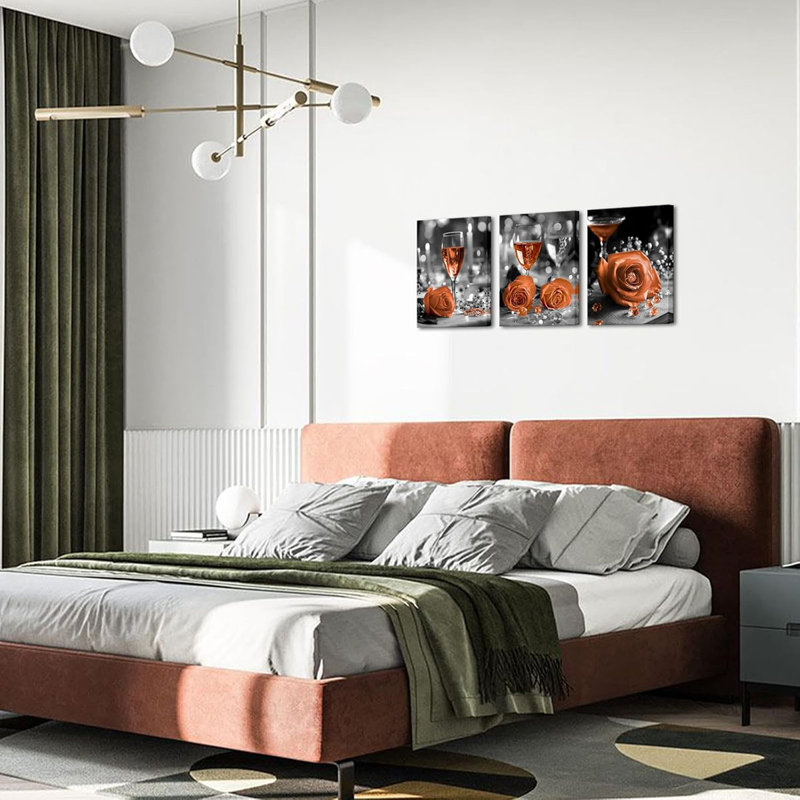 3 Piece Wrapped Canvas Wall Art