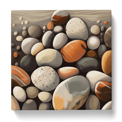 Pebbles Graphic Art - Wrapped Canvas