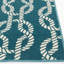 Tapis intérieur / extérieur turquoise / ivoire Enno-738320514