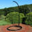 Alyssa Steel Egg Chair Stand - Black