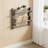 Bathroom Slipper Rack Wall-Mounted Foldable Shoe Rack Wall-Mounted Slipper Rack for Bathroom Entryway