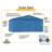 Classic Metal Shed, 14 X 12, Blue Grey-85519998