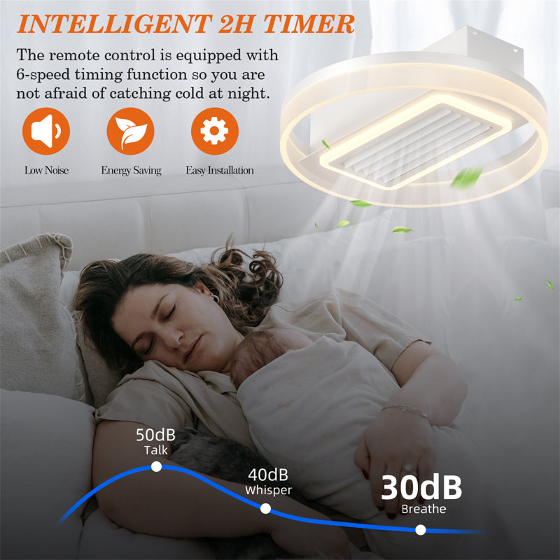 Imelida Ceiling Fan with LED Lights