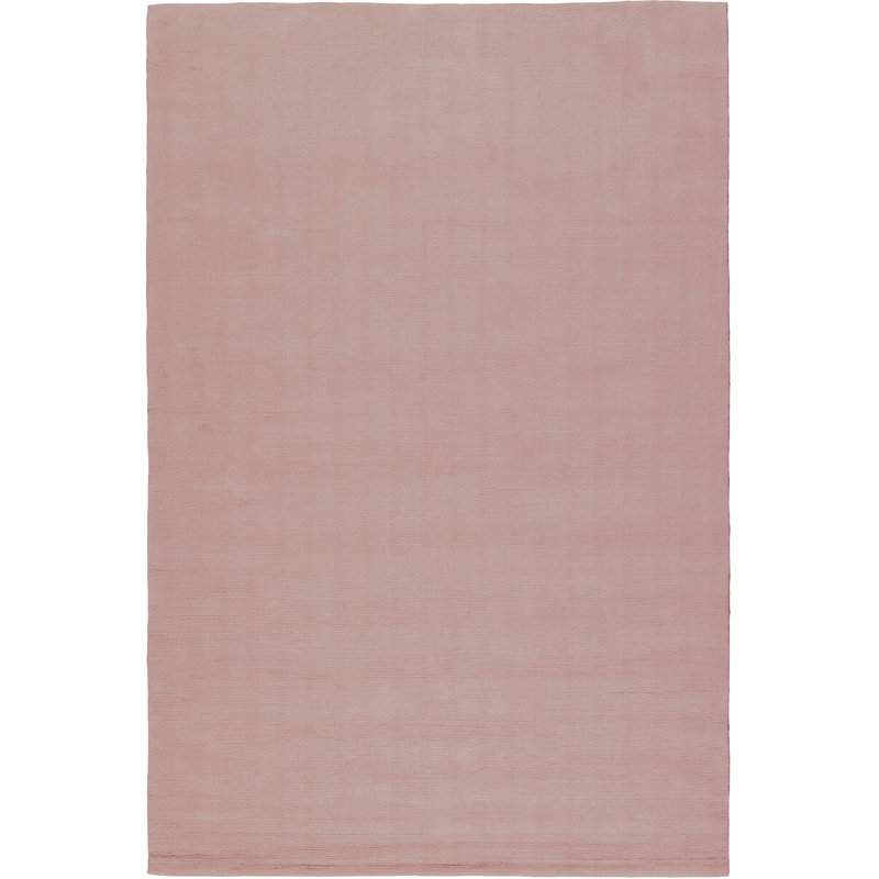 Farrow & Ball Cut And Loop Stripe Portobello Pink Area Rug, Rectangle 4' x 6'