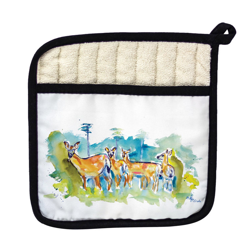 Cuisinier poignée de troupeau de cerfs betsy drake interiors