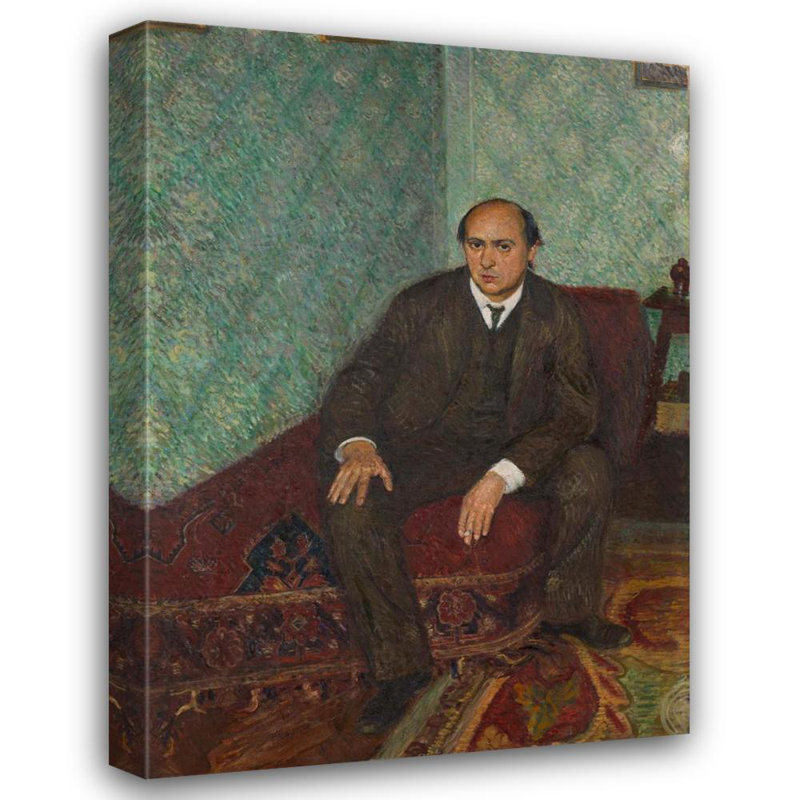 "Portrait d'Arnold Schonberg" par Richard Gerstl - Toile tendue avec châssis, H 24 po x l 17 po