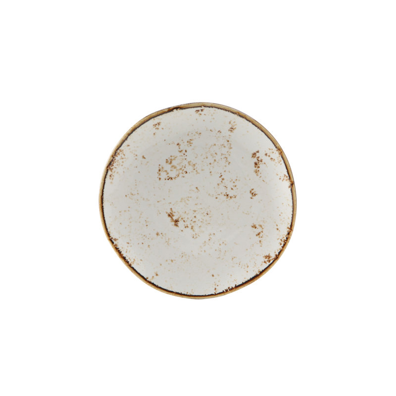 Artisan Saucer, Geode Agave White