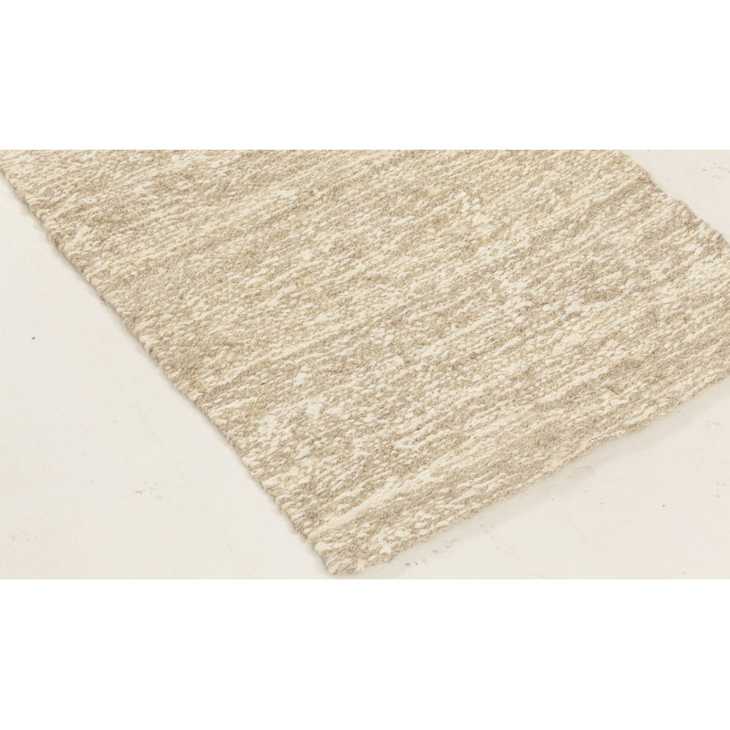 Modern One-of-a-Kind Runner 1'10" X 12' Hand Knotted Area Rug