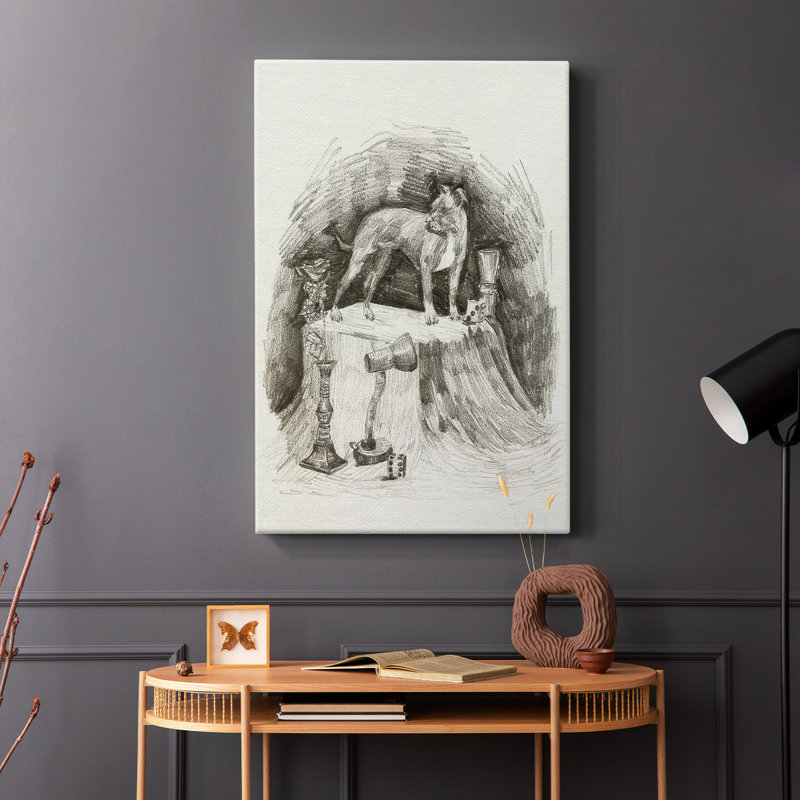 A Gentleman V -Gallery Enveloppé Cavas, H 18 po x l 12 po