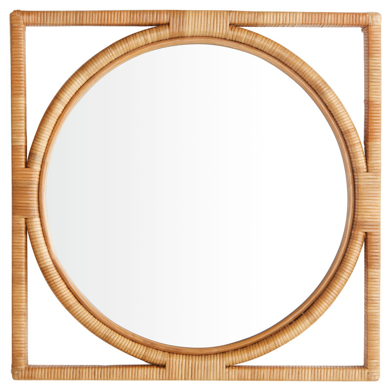 Pemba Square Mirror, 24" x 24"