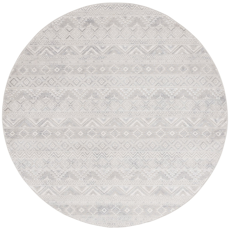 Jucel Performance Southwestern Rug, Round 6'7"