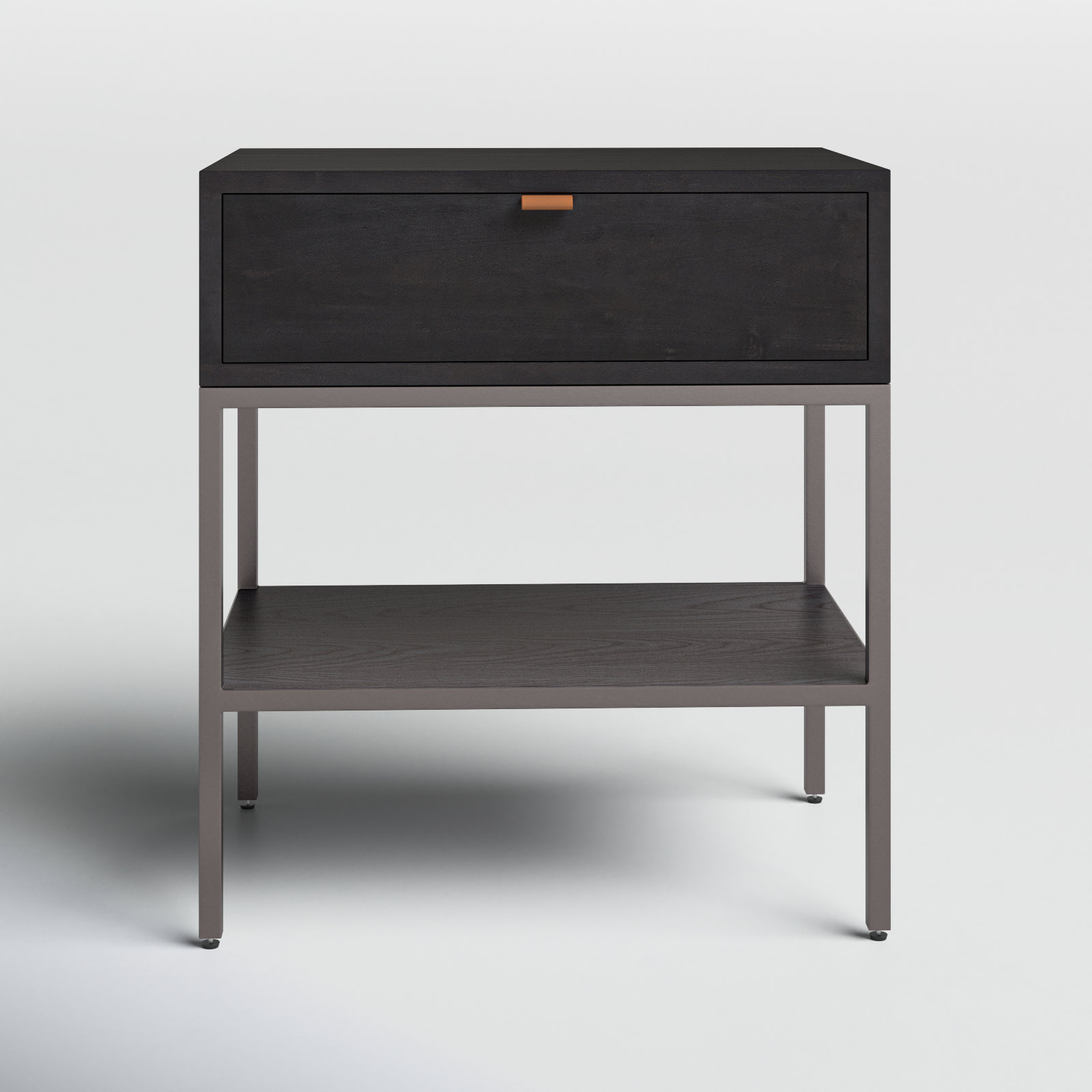 Loki 1 - Drawer Nightstand, Black Wash