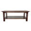 Table basse en bois massif avec rangement Damius-304506656