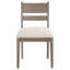 Ensemble de 2 chaises d'appoint en bois Medders